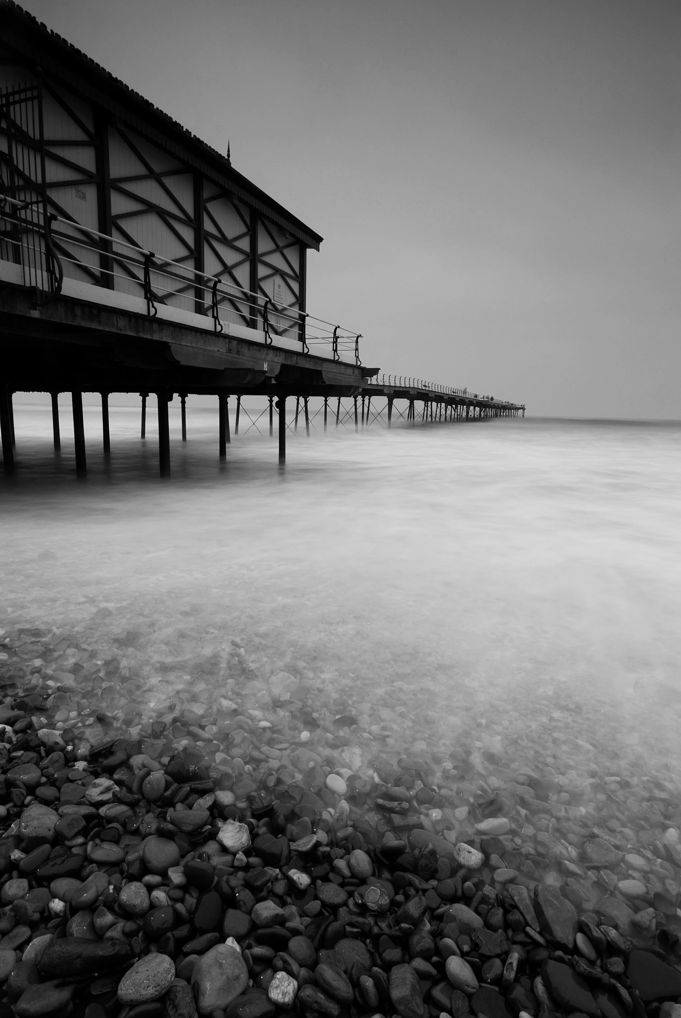 Beside Saltburn Pier