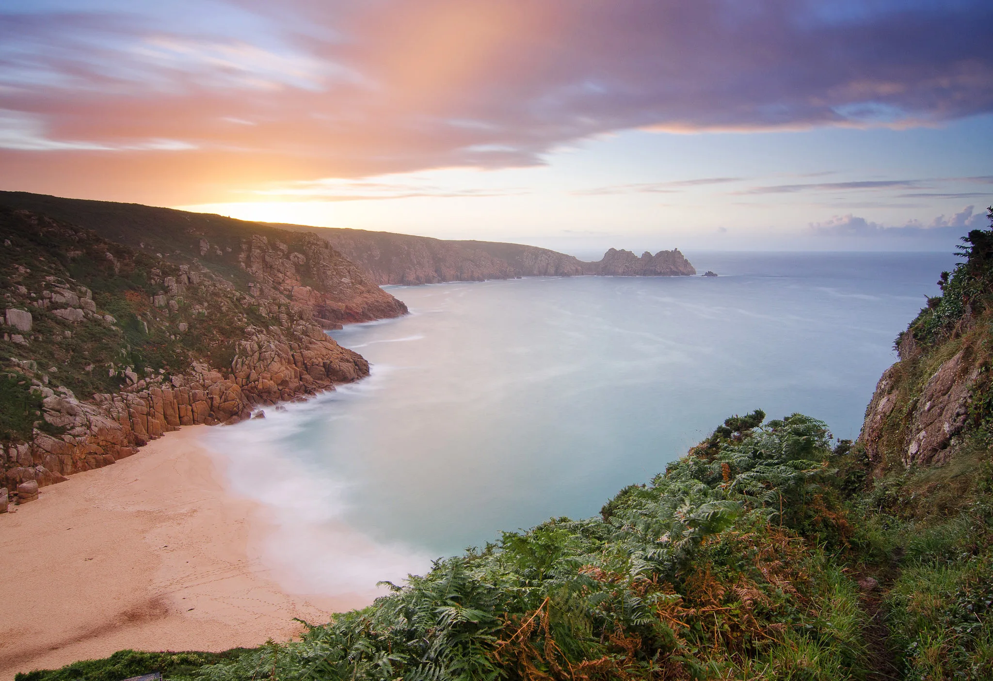 Porthcurnoe Beach