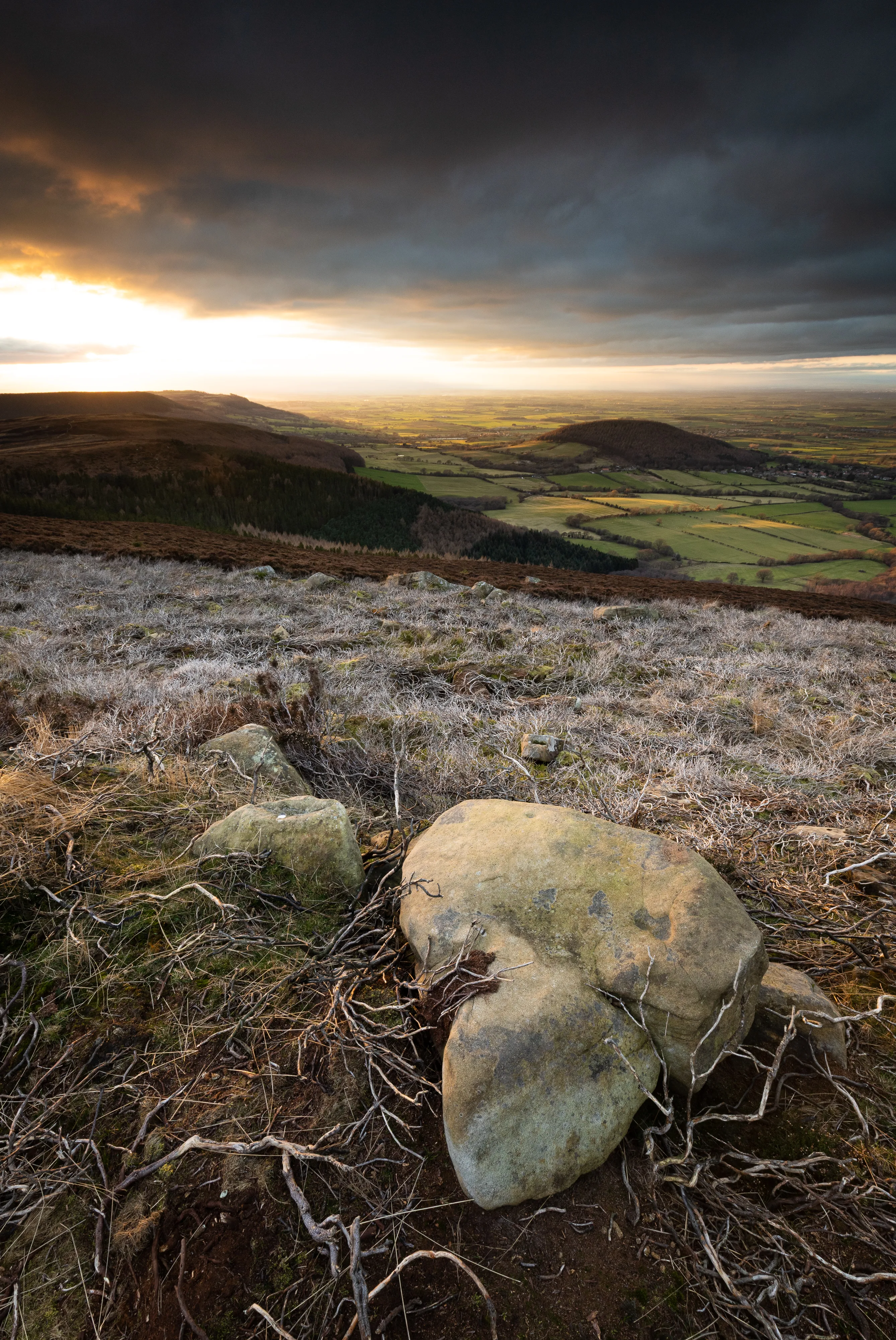 Whorlton Hill Sunset