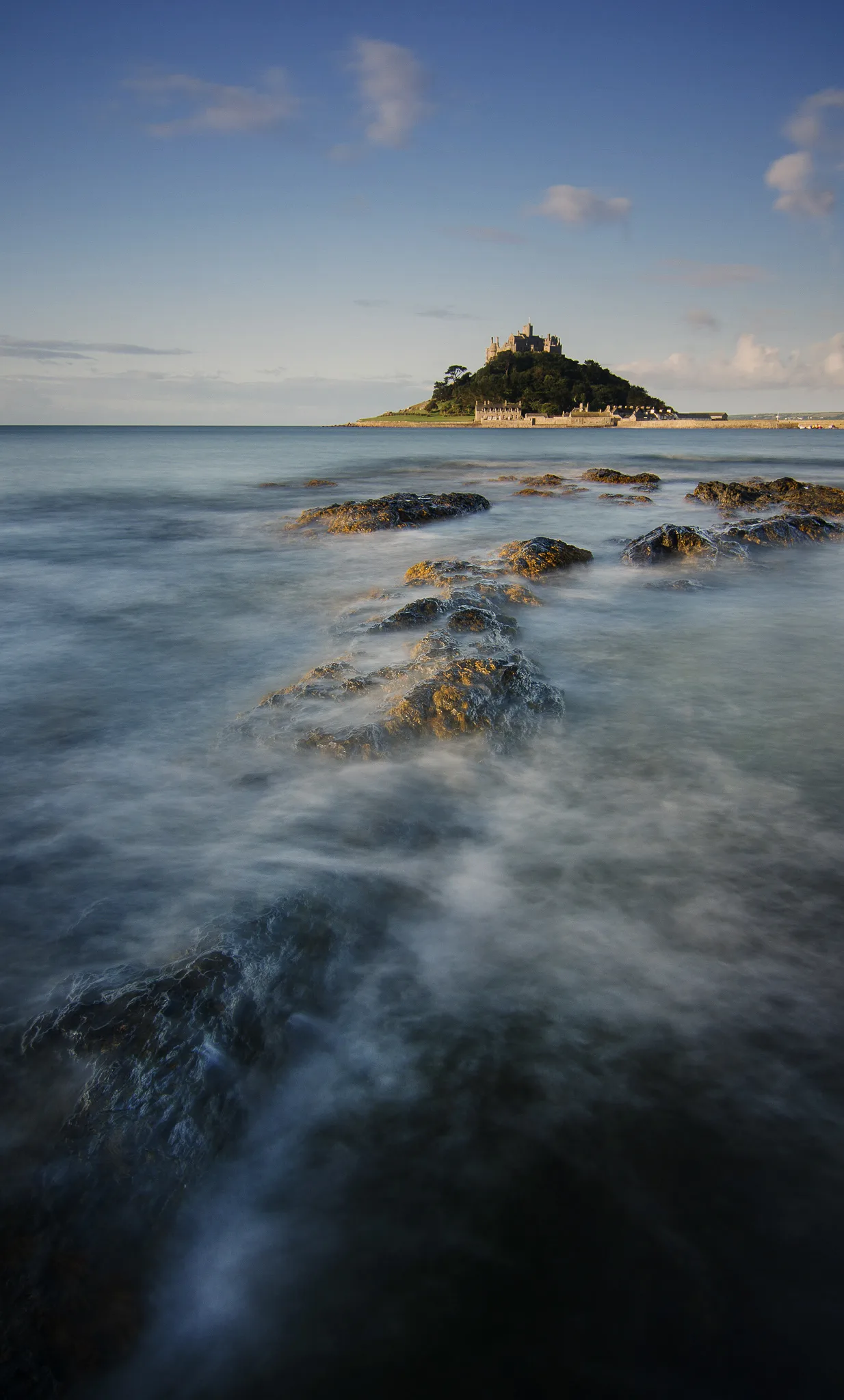 Rocks leading to St Michael's Mount
