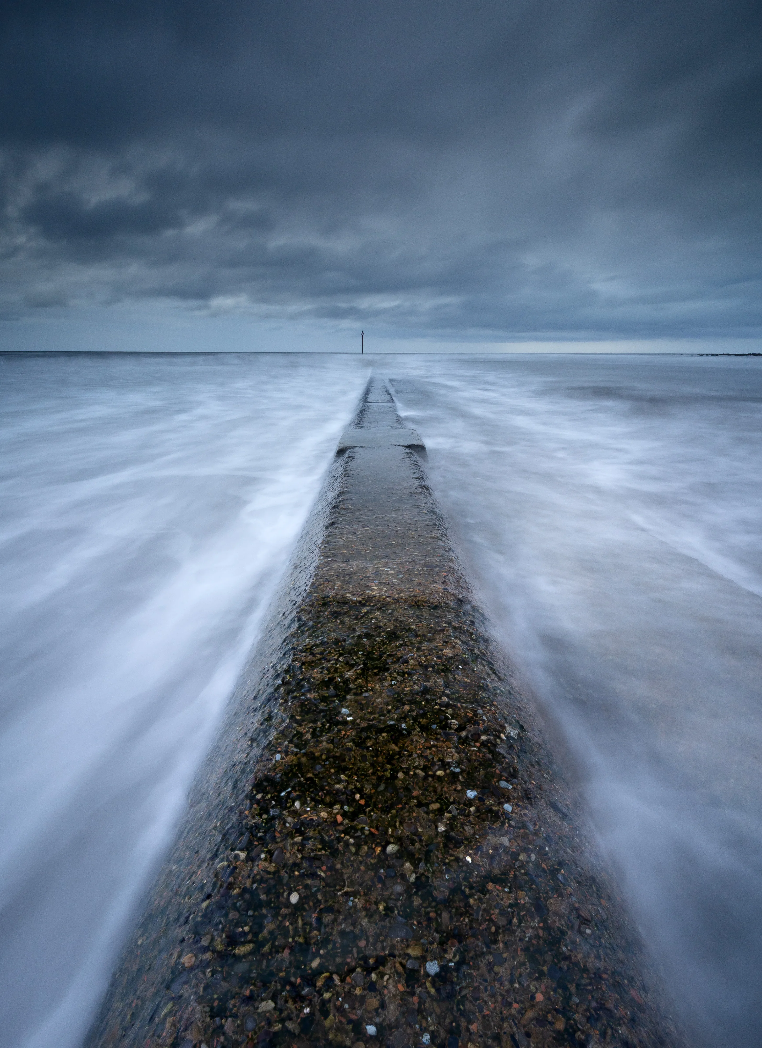 Pipe out to sea