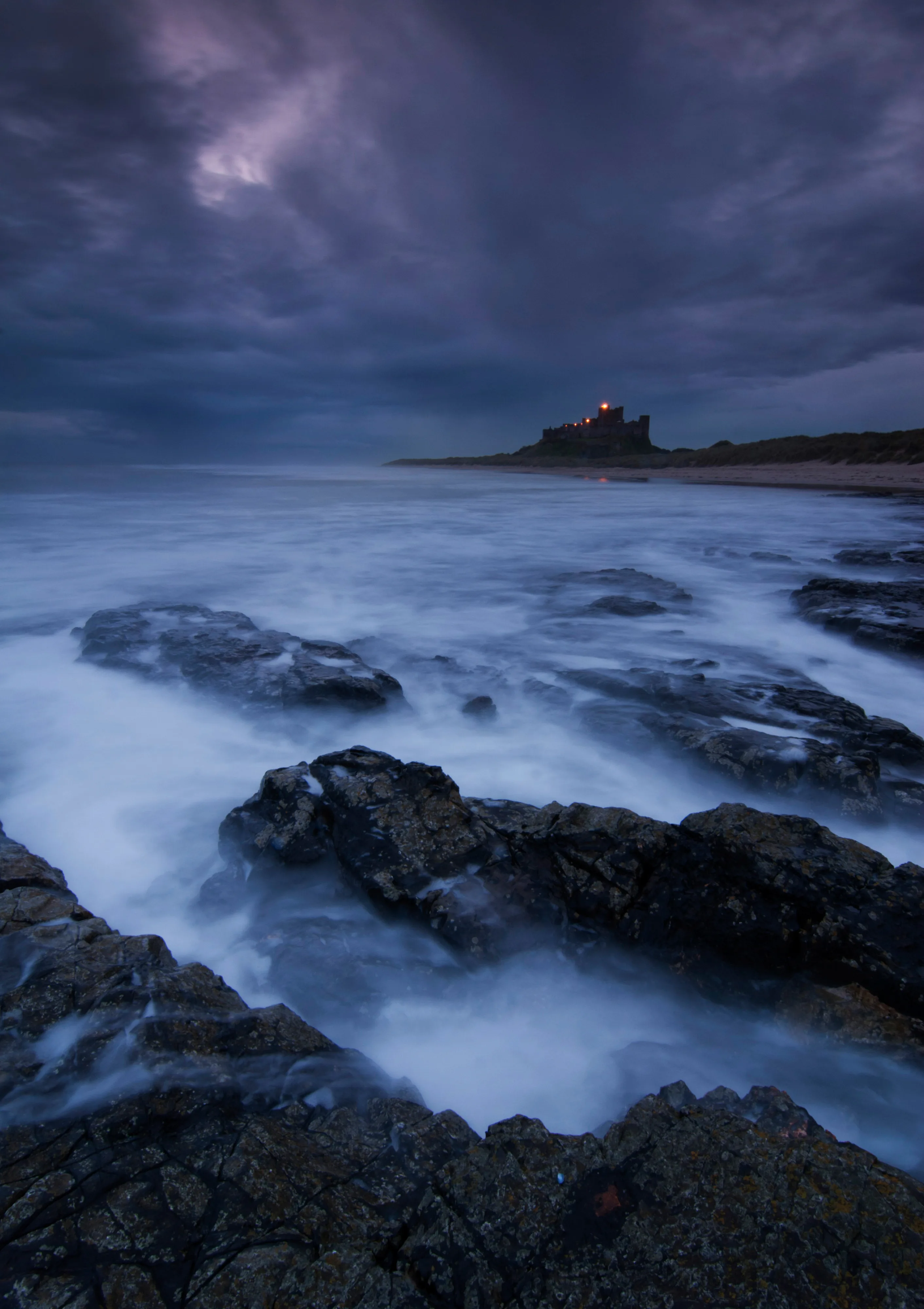 Bamburgh Castle at Dawn